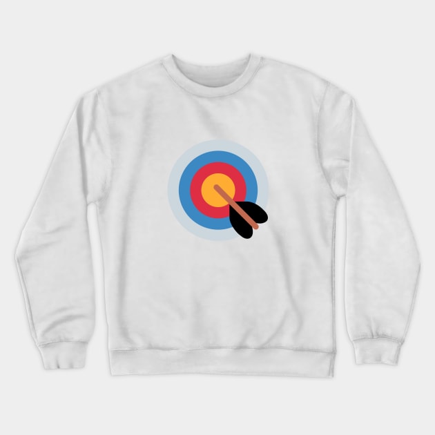 red blue target design Crewneck Sweatshirt by Artistic_st